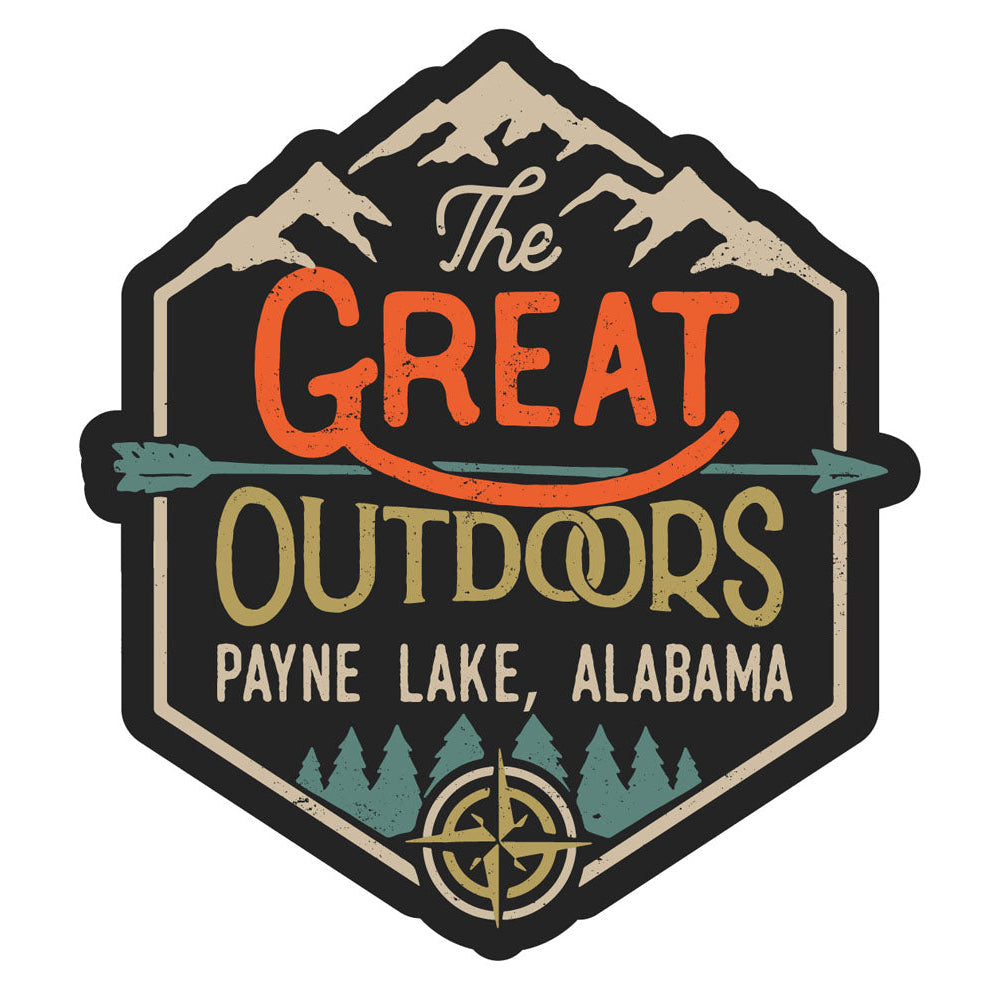 Payne Lake Alabama Souvenir Decorative Stickers (Choose theme and size) Image 1