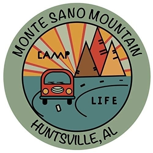 Monte Sano Mountain Huntsville Alabama Souvenir Decorative Stickers (Choose theme and size) Image 1