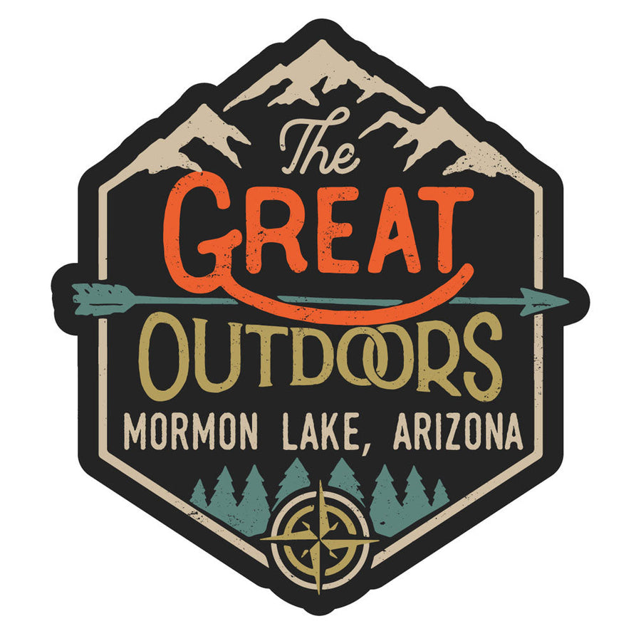 Mormon Lake Arizona Souvenir Decorative Stickers (Choose theme and size) Image 1