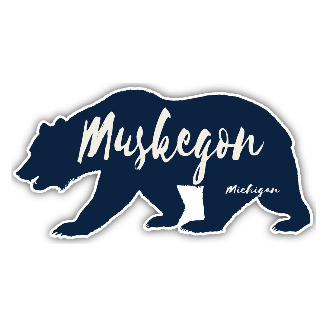 Muskegon Michigan Souvenir Decorative Stickers (Choose theme and size) Image 1