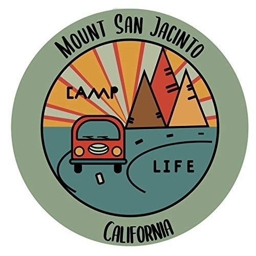 Mount San Jacinto California Souvenir Decorative Stickers (Choose theme and size) Image 1