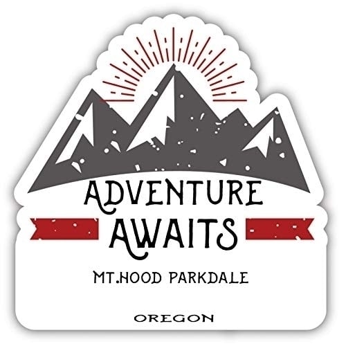 Mt.Hood Parkdale Oregon Souvenir Decorative Stickers (Choose theme and size) Image 1