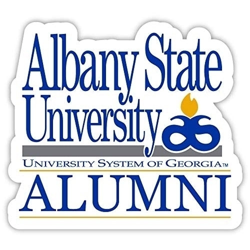 Albany State University 4-Inch Alumni 4-Pack NCAA Vinyl Sticker - Durable School Spirit Decal Image 1