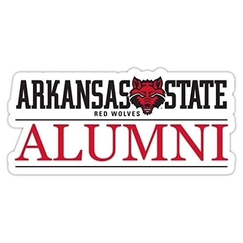 Arkansas State 4-Inch Alumni 4-Pack NCAA Vinyl Sticker - Durable School Spirit Decal Image 1