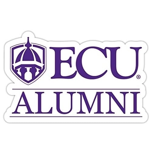 East Carolina Pirates 4-Inch Alumni 4-Pack NCAA Vinyl Sticker - Durable School Spirit Decal Image 1