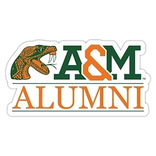 Florida AandM Rattlers 4-Inch Alumni 4-Pack NCAA Vinyl Sticker - Durable School Spirit Decal Image 1