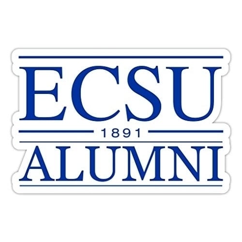 Elizabeth City State University 4-Inch Alumni 4-Pack NCAA Vinyl Sticker - Durable School Spirit Decal Image 1