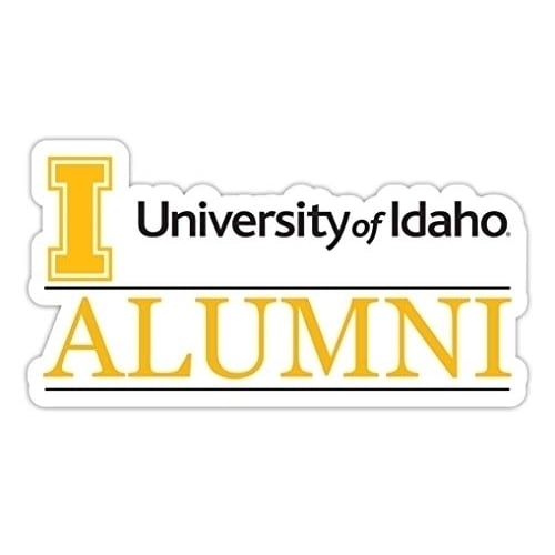 Idaho Vandals 4-Inch Alumni 4-Pack NCAA Vinyl Sticker - Durable School Spirit Decal Image 1