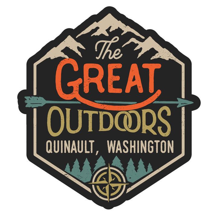 Quinault Washington Souvenir Decorative Stickers (Choose theme and size) Image 4