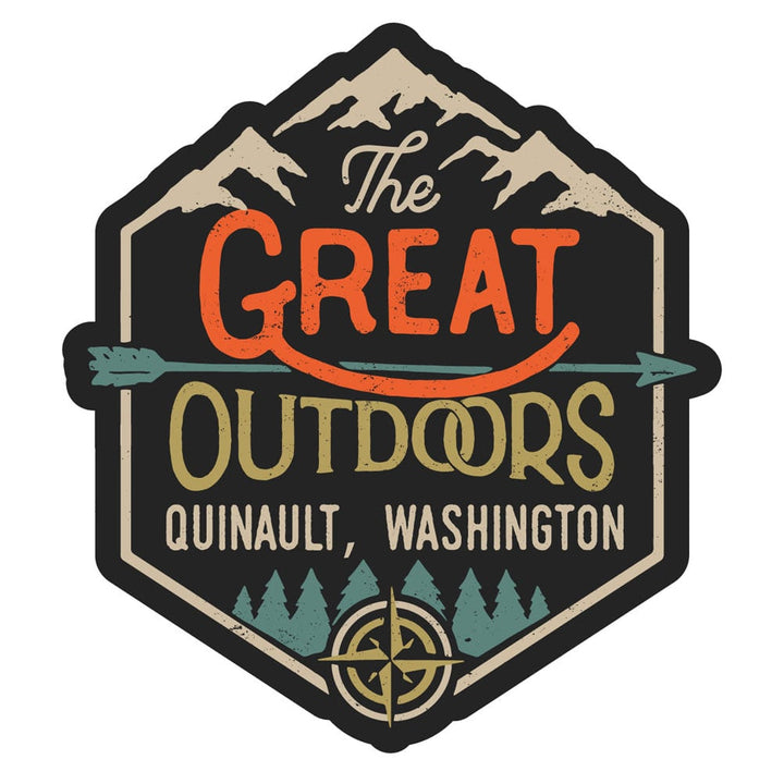 Quinault Washington Souvenir Decorative Stickers (Choose theme and size) Image 1