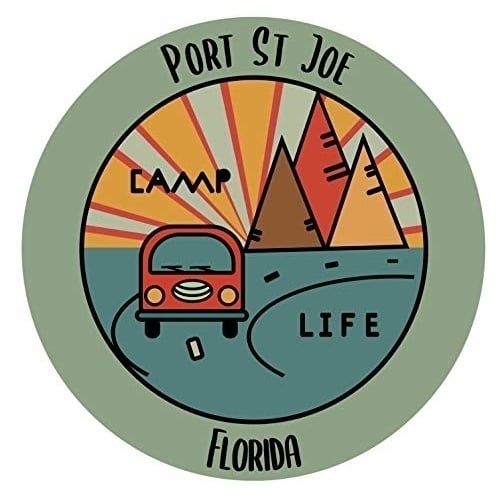 Port St Joe Florida Souvenir Decorative Stickers (Choose theme and size) Image 1