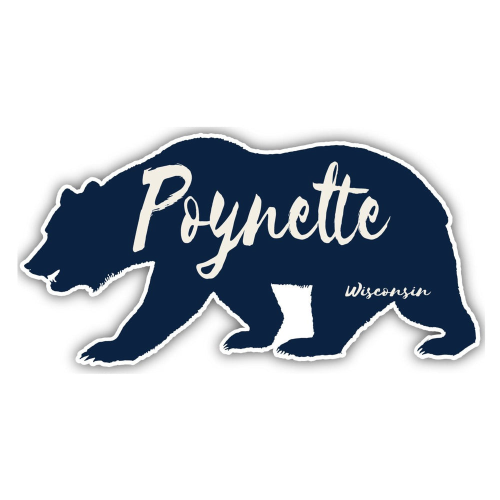 Poynette Wisconsin Souvenir Decorative Stickers (Choose theme and size) Image 2