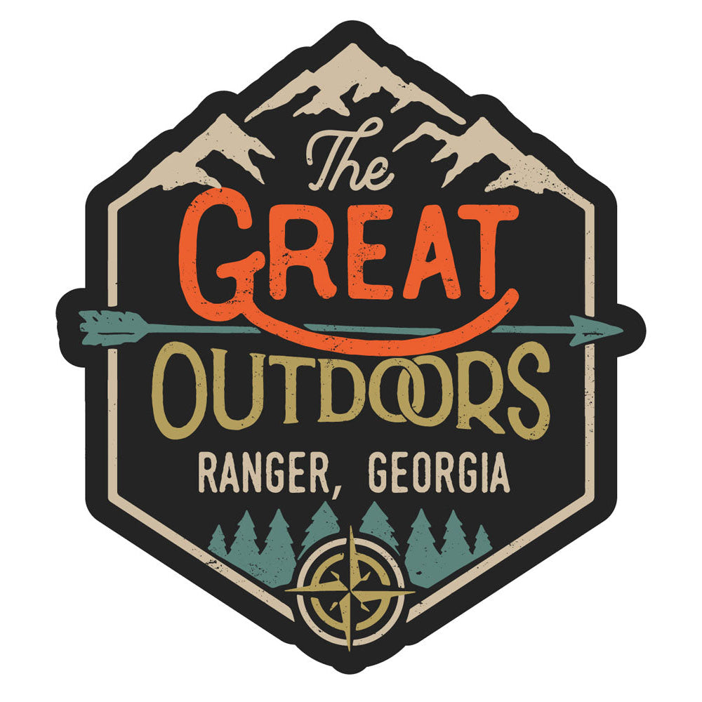 Ranger Georgia Souvenir Decorative Stickers (Choose theme and size) Image 1