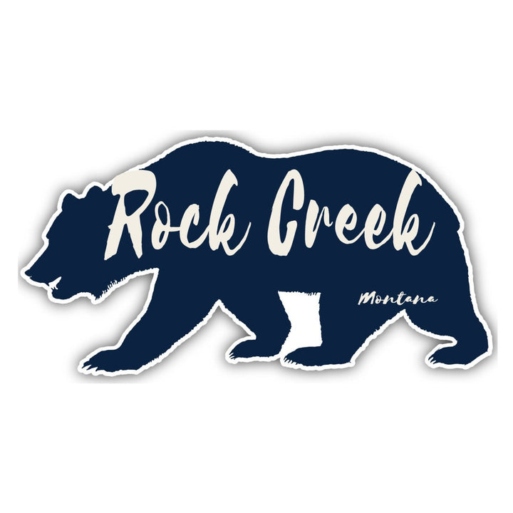 Rock Creek Montana Souvenir Decorative Stickers (Choose theme and size) Image 1