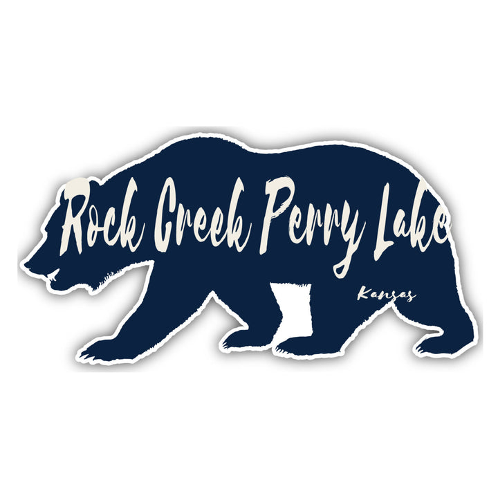 Rock Creek Perry Lake Kansas Souvenir Decorative Stickers (Choose theme and size) Image 2