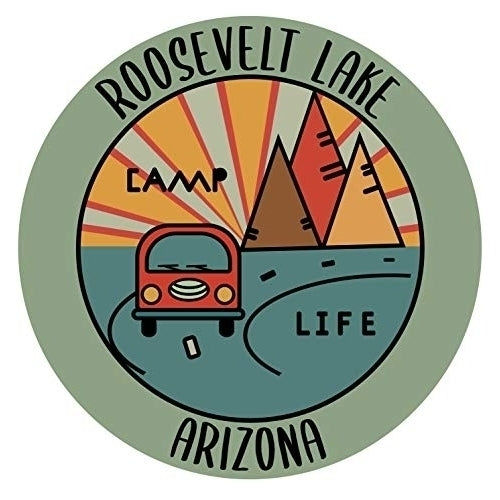 Roosevelt Lake Arizona Souvenir Decorative Stickers (Choose theme and size) Image 1