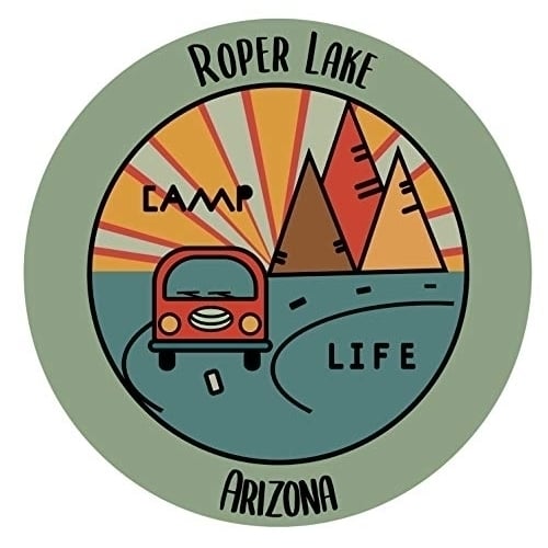 Roper Lake Arizona Souvenir Decorative Stickers (Choose theme and size) Image 1