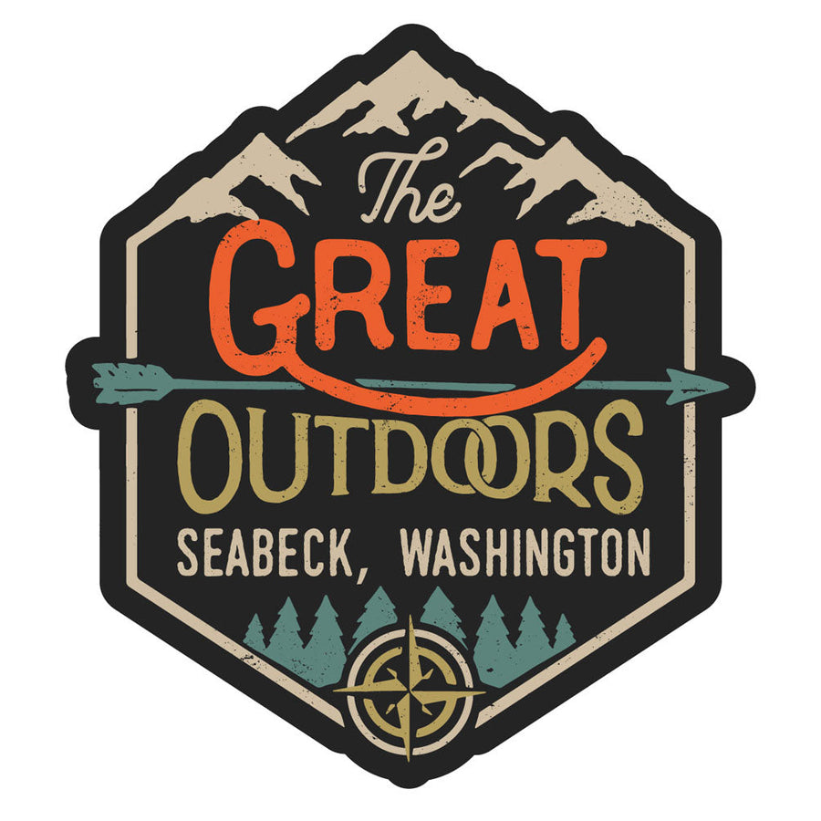 Seabeck Washington Souvenir Decorative Stickers (Choose theme and size) Image 1