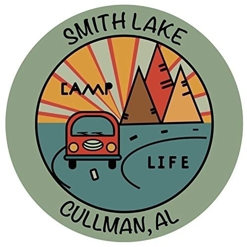 Smith Lake Cullman Alabama Souvenir Decorative Stickers (Choose theme and size) Image 1