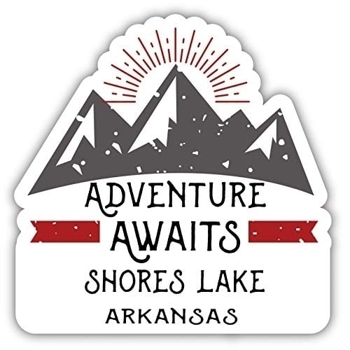 Shores Lake Arkansas Souvenir Decorative Stickers (Choose theme and size) Image 1