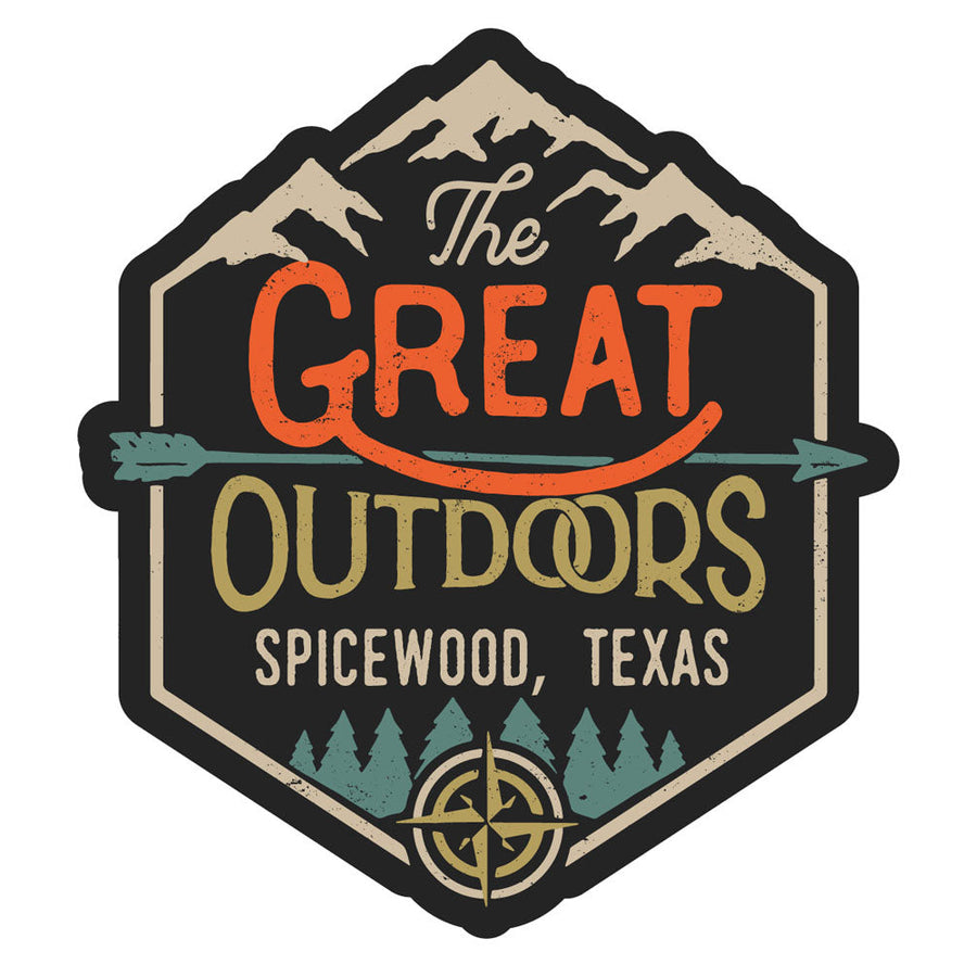 Spicewood Texas Souvenir Decorative Stickers (Choose theme and size) Image 1