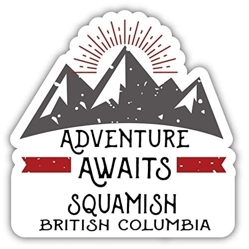 Squamish British Columbia Souvenir Decorative Stickers (Choose theme and size) Image 1