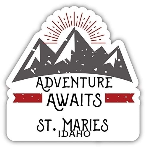 St. Maries Idaho Souvenir Decorative Stickers (Choose theme and size) Image 1