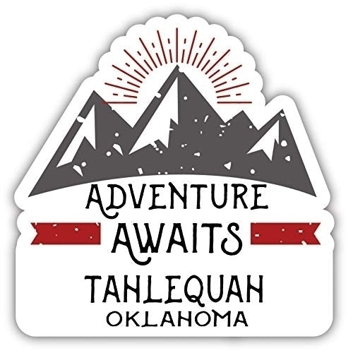 Tahlequah Oklahoma Souvenir Decorative Stickers (Choose theme and size) Image 1