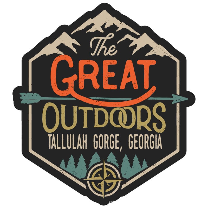 Tallulah Gorge Georgia Souvenir Decorative Stickers (Choose theme and size) Image 4