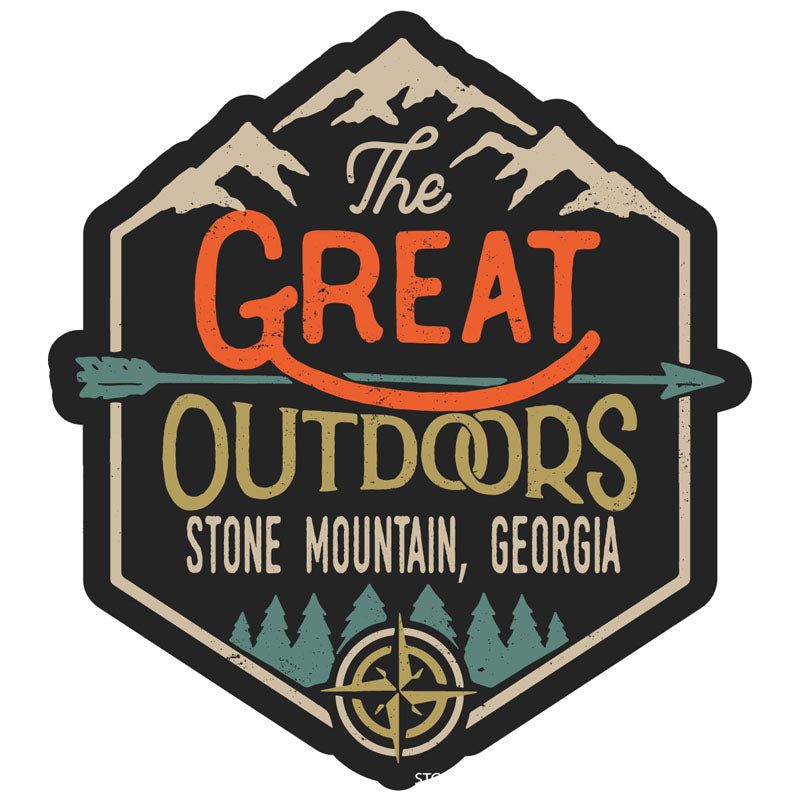 Stone Mountain Georgia Souvenir Decorative Stickers (Choose theme and size) Image 4