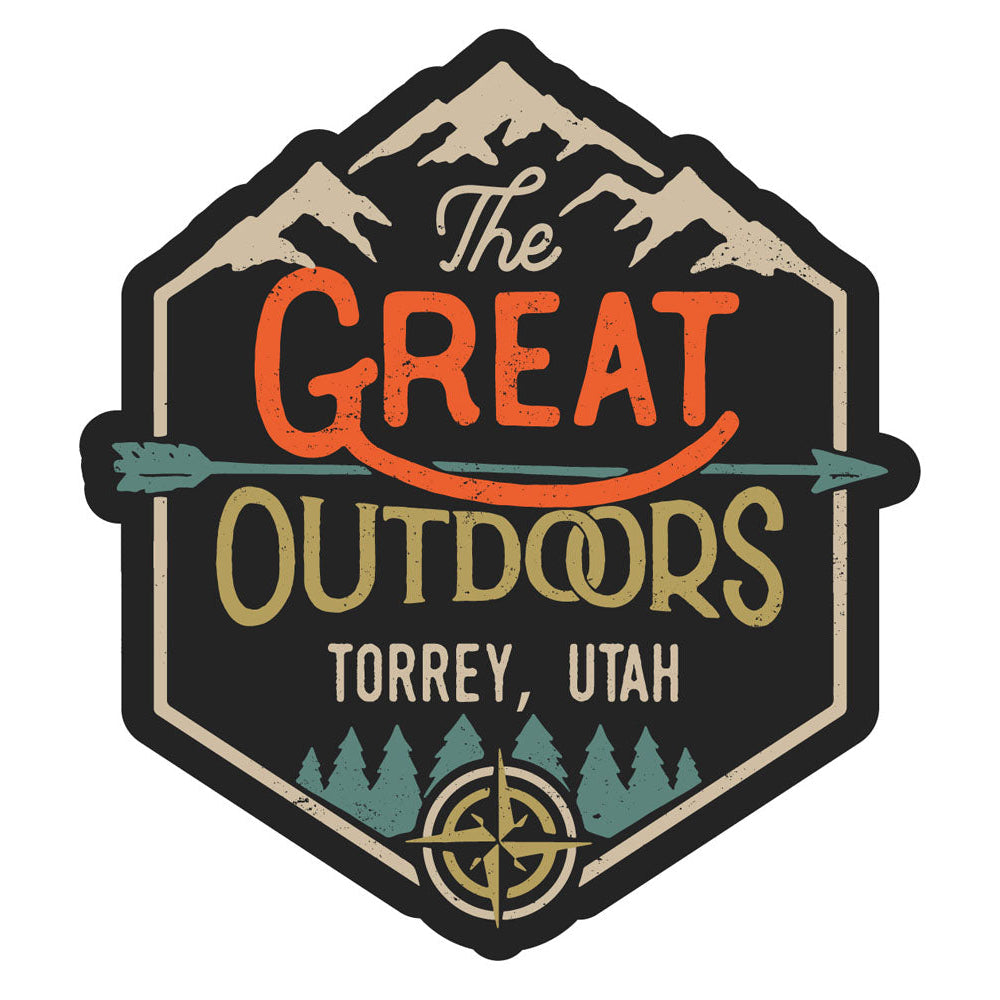 Torrey Utah Souvenir Decorative Stickers (Choose theme and size) Image 2