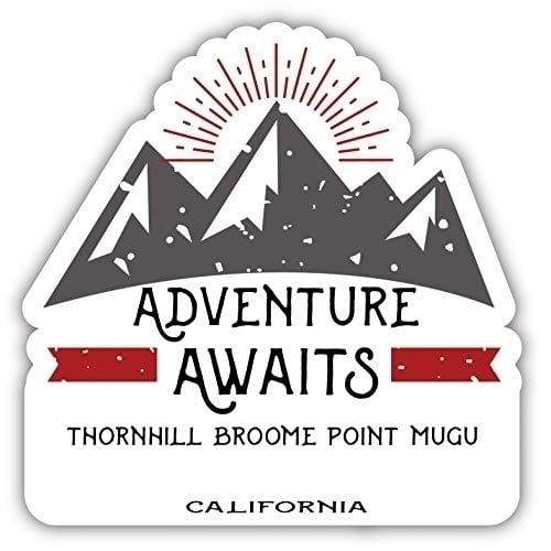 Thornhill Broome Point Mugu California Souvenir Decorative Stickers (Choose theme and size) Image 1