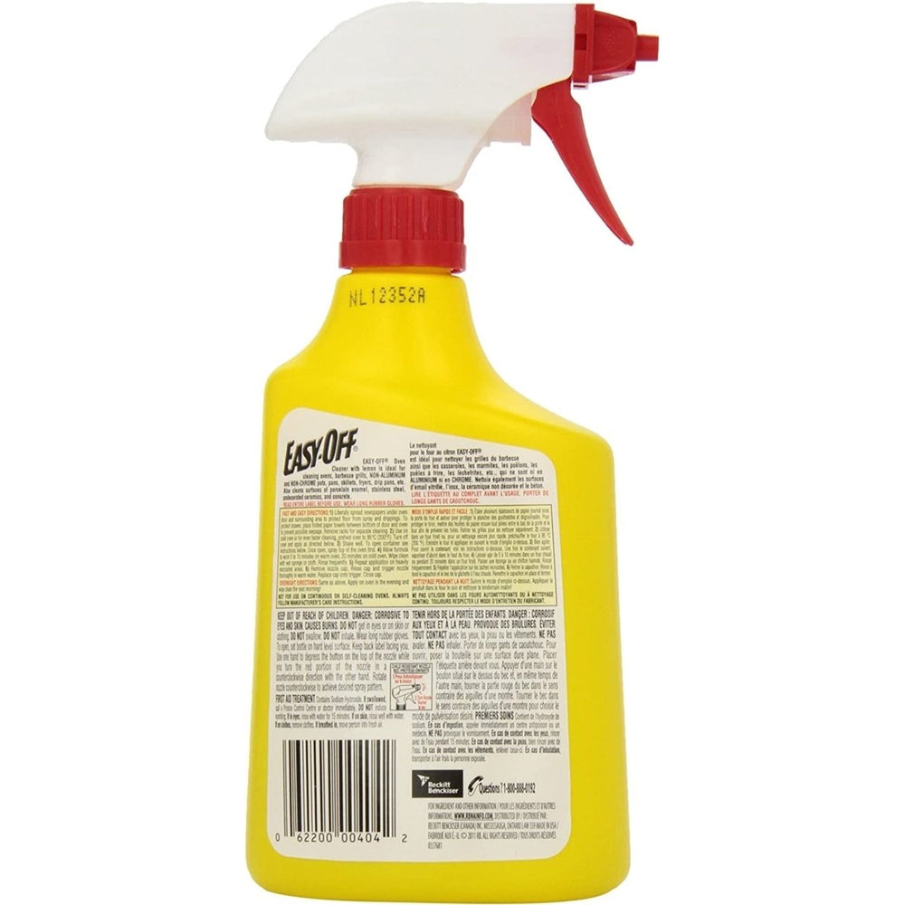 Easy Off Oven Cleaner Lemon 475 ml Pack of 3 Heavy Duty Degreaser Cleaner Image 2