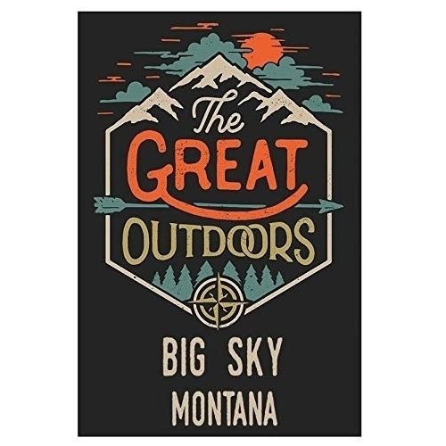 Big Sky Montana Souvenir 2x3-Inch Fridge Magnet The Great Outdoors Image 1