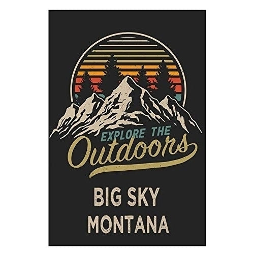 Big Sky Montana Souvenir 2x3-Inch Fridge Magnet Explore The Outdoors Image 1