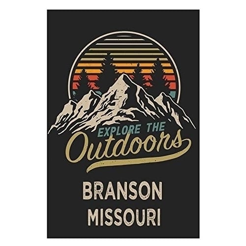 Branson Missouri Souvenir 2x3-Inch Fridge Magnet Explore The Outdoors Image 1