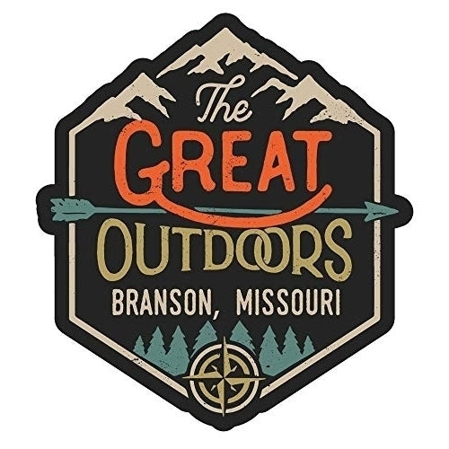 Branson Missouri The Great Outdoors Design 4-Inch Fridge Magnet Image 1