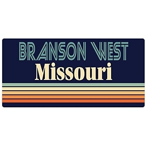 Branson West Missouri 5 x 2.5-Inch Fridge Magnet Retro Design Image 1