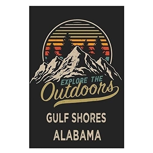 Gulf Shores Alabama Souvenir 2x3-Inch Fridge Magnet Explore The Outdoors Image 1