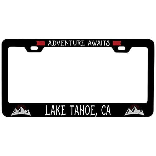 Lake Tahoe California Vanity Metal License Plate Frame Image 1