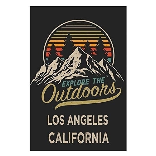 Los Angeles California Souvenir 2x3-Inch Fridge Magnet Explore The Outdoors Image 1