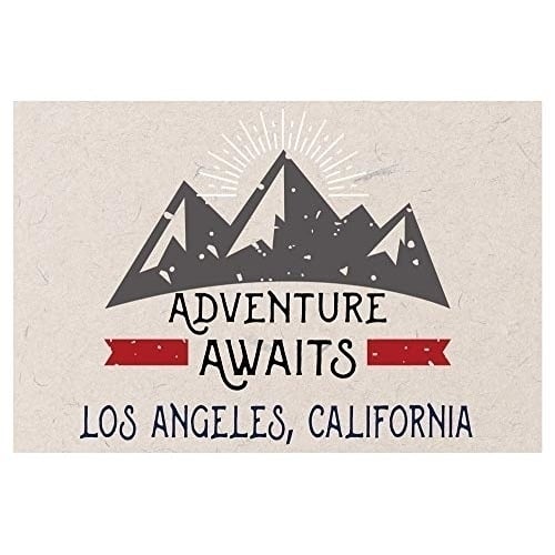 Los Angeles California Souvenir 2x3 Inch Fridge Magnet Adventure Awaits Design Image 1