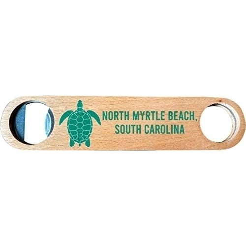 North Myrtle Beach, South Carolina, Wooden Bottle Opener turtle design Image 1