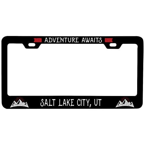 R and R Imports Salt Lake City Utah Vanity Metal License Plate Frame Image 1