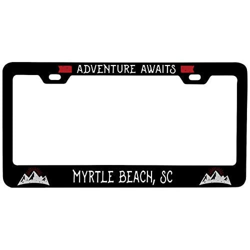 R and R Imports Myrtle Beach South Carolina Vanity Metal License Plate Frame Image 1