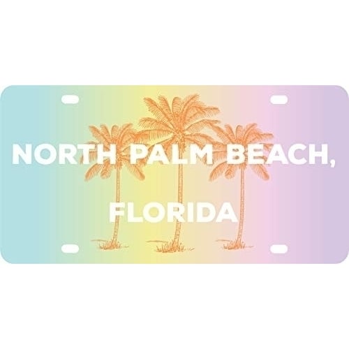 R and R Imports North Myrtle Beach South Carolina Souvenir Mini Metal License Plate 4.75 x 2.25 inch Image 1