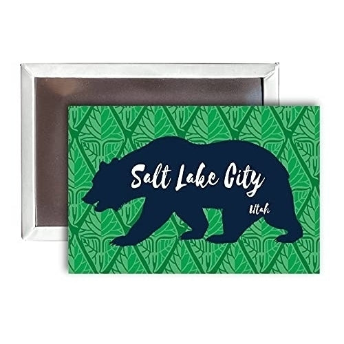 Salt Lake City Utah Souvenir 2x3-Inch Fridge Magnet Bear Design Image 1