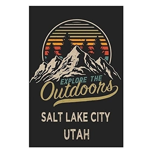 Salt Lake City Utah Souvenir 2x3-Inch Fridge Magnet Explore The Outdoors Image 1