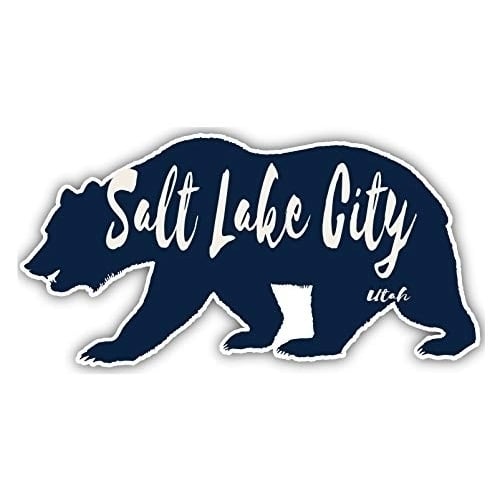 Salt Lake City Utah Souvenir 3x1.5-Inch Fridge Magnet Bear Design Image 1