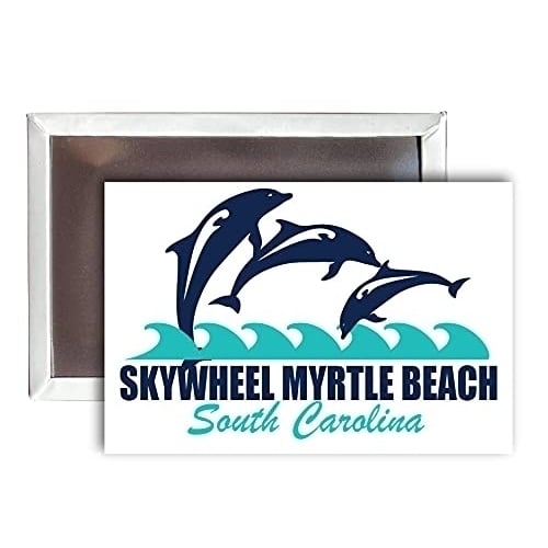 Skywheel Myrtle Beach South Carolina Souvenir 2x3-Inch Fridge Magnet Dolphin Design Image 1